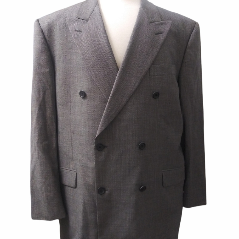 🔥Double Breasted Hickey Freeman blazer